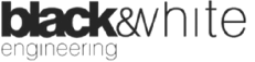 Black & White Engineering Logo